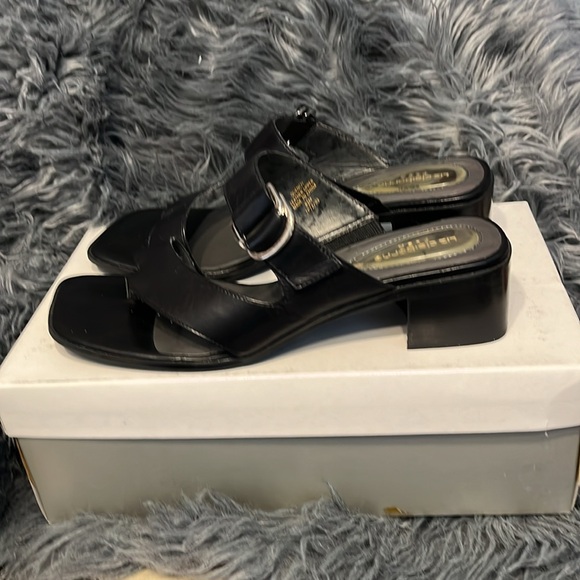 Liz Claiborne Flex Sandal black 8 1/2 - Picture 3 of 9